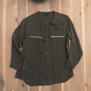 Theory 100% silk blouse